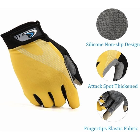 UBSWF-Ultimate Flying disc Gloves Ultimate Grip and Disc Gloves Breathable Non-Slip Sport Cycling Golf Glove, Improve Throws & Catches 1 Pair