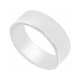 thumbnail image 1 of UBVNCF600W14 14K White Gold 6 mm. Flat Non Comfort Fit Wedding Band, 1 of 8