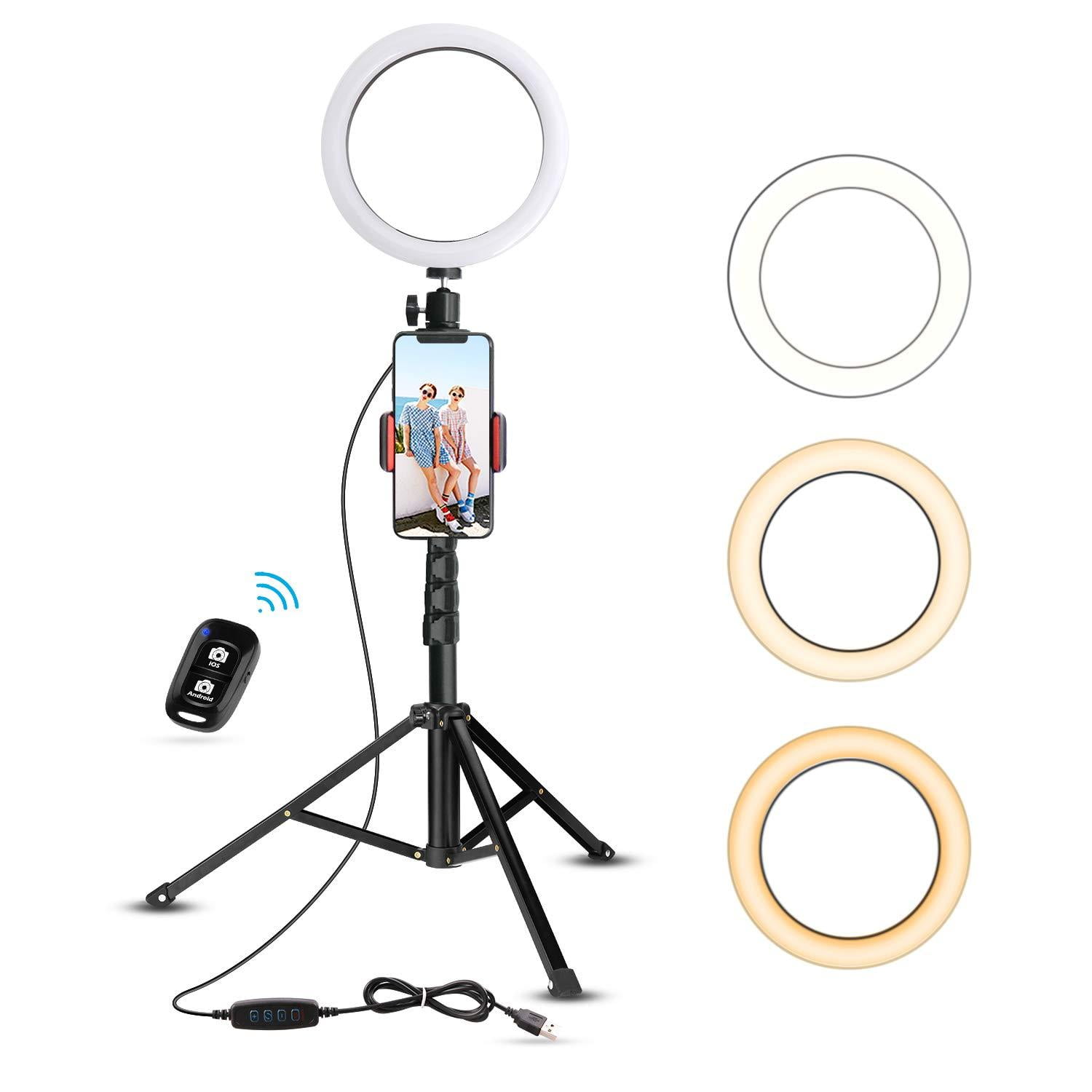 Ringlight Standing Selfie Light 30cm Ring Light With 54-inch