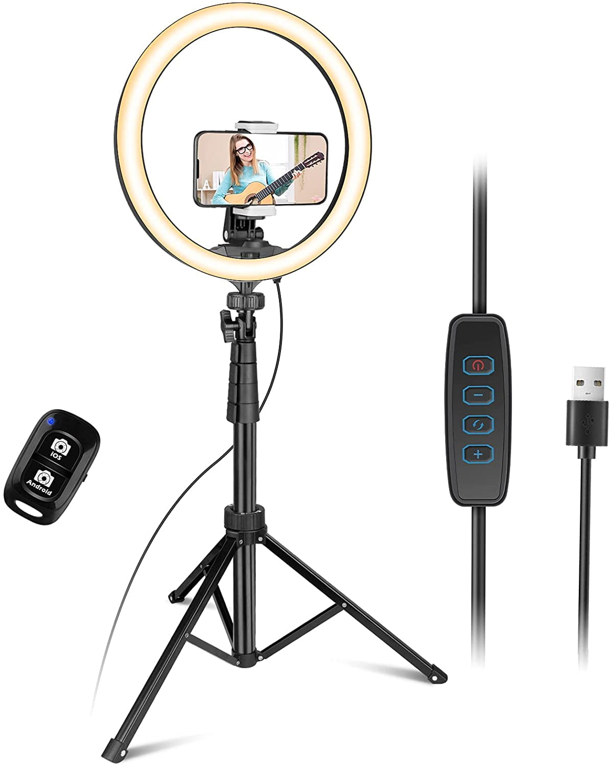 UBeesize 12 led Ring Light with Tripod Stand and Malaysia Ubuy