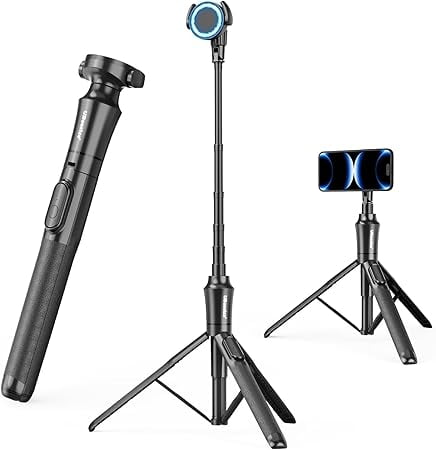 UBeesize 62'' Magnetic Selfie Stick Phone Tripod with Wireless