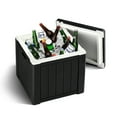 thumbnail image 1 of UBesGoo 10-Gallon Outdoor Cooler Table - Portable Ice Bucket Side Table with Built-in Handle, Ideal Ice Cool Bar End Table for Camping, Beach, Picnics, Parties & Poolside, 1 of 8