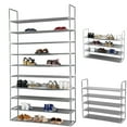 thumbnail image 1 of UBesGoo 10 Tiers Shoe Rack Cabinet Tower Stackable Shelves Gray, 1 of 7