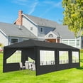thumbnail image 1 of UBesGoo 10' x 30' Canopy Waterproof Party Tent Outdoor Tent 8 Sides Black, 1 of 8