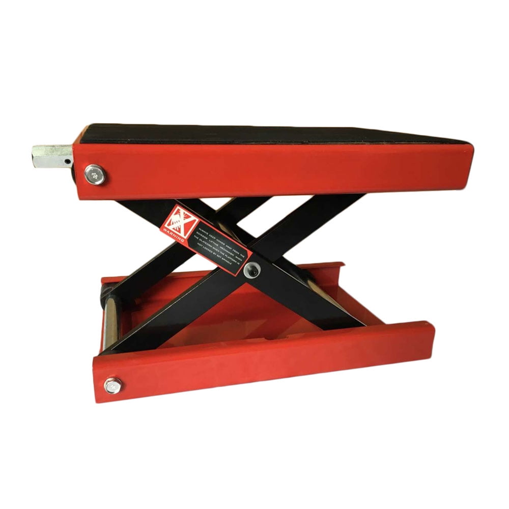UBesGoo 1100 LB 9" Wide Deck Motorcycle Center Scissor Lift Jack Hoist