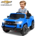 thumbnail image 1 of UBesGoo 12V Licensed Chevrolet Colorado Kids Ride on Car, Battery Powered Ride on Toys Truck with Remote Control, Blue, 1 of 13