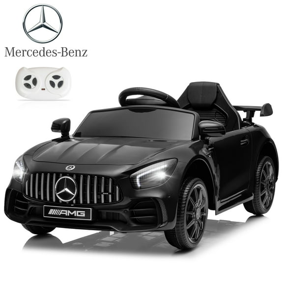 UBesGoo 12V Licensed Mercedes-Benz Electric Ride On Cars Toys for Kids, Power Wheels with Parent Remote Control, Black