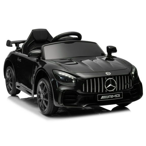 UBesGoo Ride on Car Toy for Kid 12V 4.5Ah Licensed Mercedes-Benz Electric Car, Black