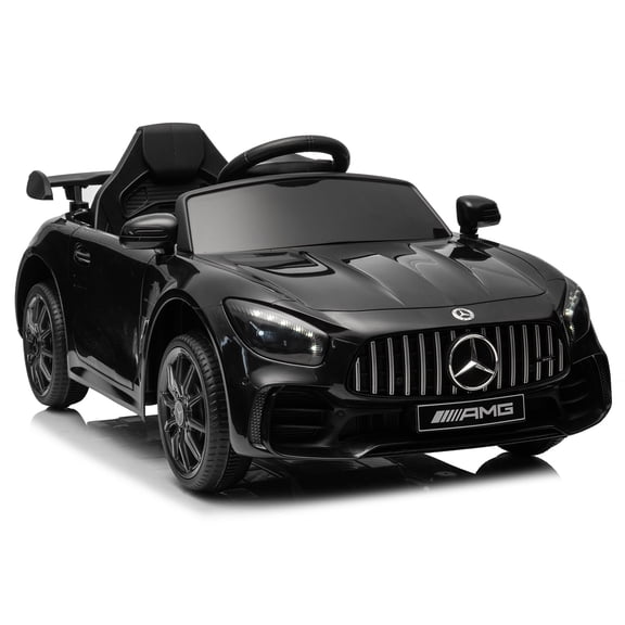 UBesGoo Ride on Car Toy for Kid 12V 4.5Ah Licensed Mercedes-Benz Electric Car, Black