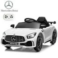 thumbnail image 1 of UBesGoo 12V Licensed Mercedes-Benz Electric Ride On Cars Toys for Kids, Power Wheels with Parent Remote Control, White, 1 of 9