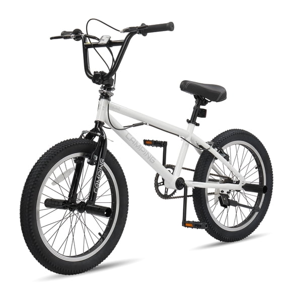UBesGoo 20" Freestyle BMX Bike, High-Carbon Steel Frame, 360 Gyro Rotor & 4 Stunt Pegs, Single Speed Bicycle for Teens & Adults, Riders 4'7" and Up