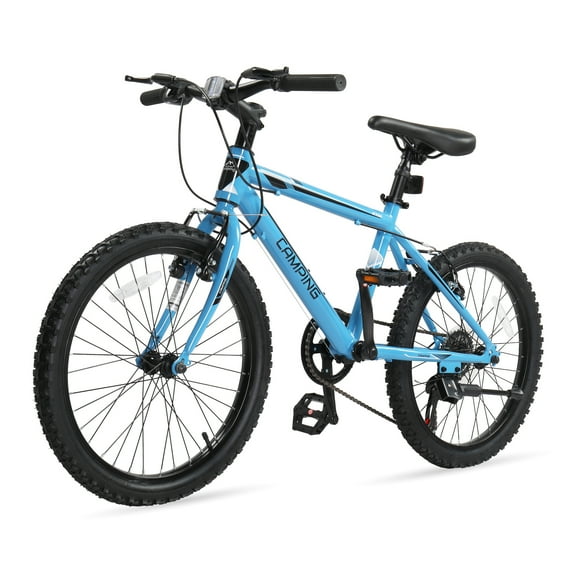 UBesGoo 20in 7 Speed Mountain Bike with V Brake, Blue