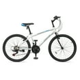 thumbnail image 1 of UBesGoo 24in Women Mountain Bike, 21 Speed  V Brakes, Blue White, 1 of 11