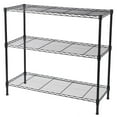 thumbnail image 1 of UBesGoo 3-Tier Heavy Duty Adjustable Wire Shelving Unit Black, 1 of 5