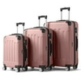 thumbnail image 1 of UBesGoo 3Pcs Luggage Set Bag ABS Trolley Hard Shell Suitcase Travel w/TSA lock, 1 of 11
