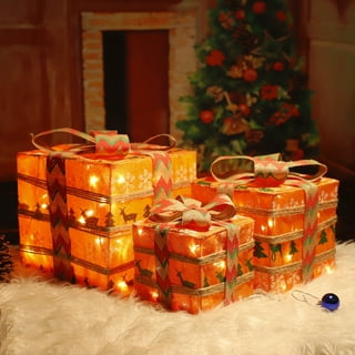 Tinksky 24pcs Christmas Tree Small Gift Boxes Hanging Decorations Ornaments Party Favors (Random Color)