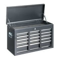 thumbnail image 1 of UBesGoo 4-Drawers Tool Box Tool Storage Box for Warehouse and Repair Shop, Black, 1 of 4