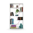 thumbnail image 1 of UBesGoo 62” Industrial Bookshelves,Tall Bookcase 6-Shelf Display Shelves Storage Organizer for Study, Living Room, Kitchen, White/Pink, 1 of 8