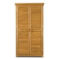 thumbnail image 1 of UBesGoo Wooden Garden Storage Shed, 63" x 34.25" x 18.31", Nature, 1 of 10