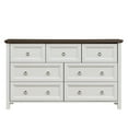 thumbnail image 1 of UBesGoo 7 Drawer Double Dresser, Kids Dresser, Nursery Dresser Drawer Organizer, Chest Of Drawers, Walnut, 1 of 8