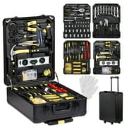 UBesGoo 799 Pcs Tool Set, Household Repair Hand Tool Kit, Mechanics Tool Kit, with Trolley Case, Black