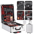thumbnail image 1 of UBesGoo 799 Pcs Tool Set, Household Repair Hand Tool Kit, Mechanics Tool Kit, with Trolley Case, Silver, 1 of 14