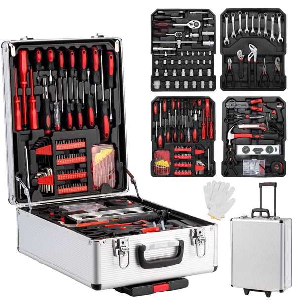 UBesGoo 799 Pcs Household Tool Set, Mechanics Kit with Trolley