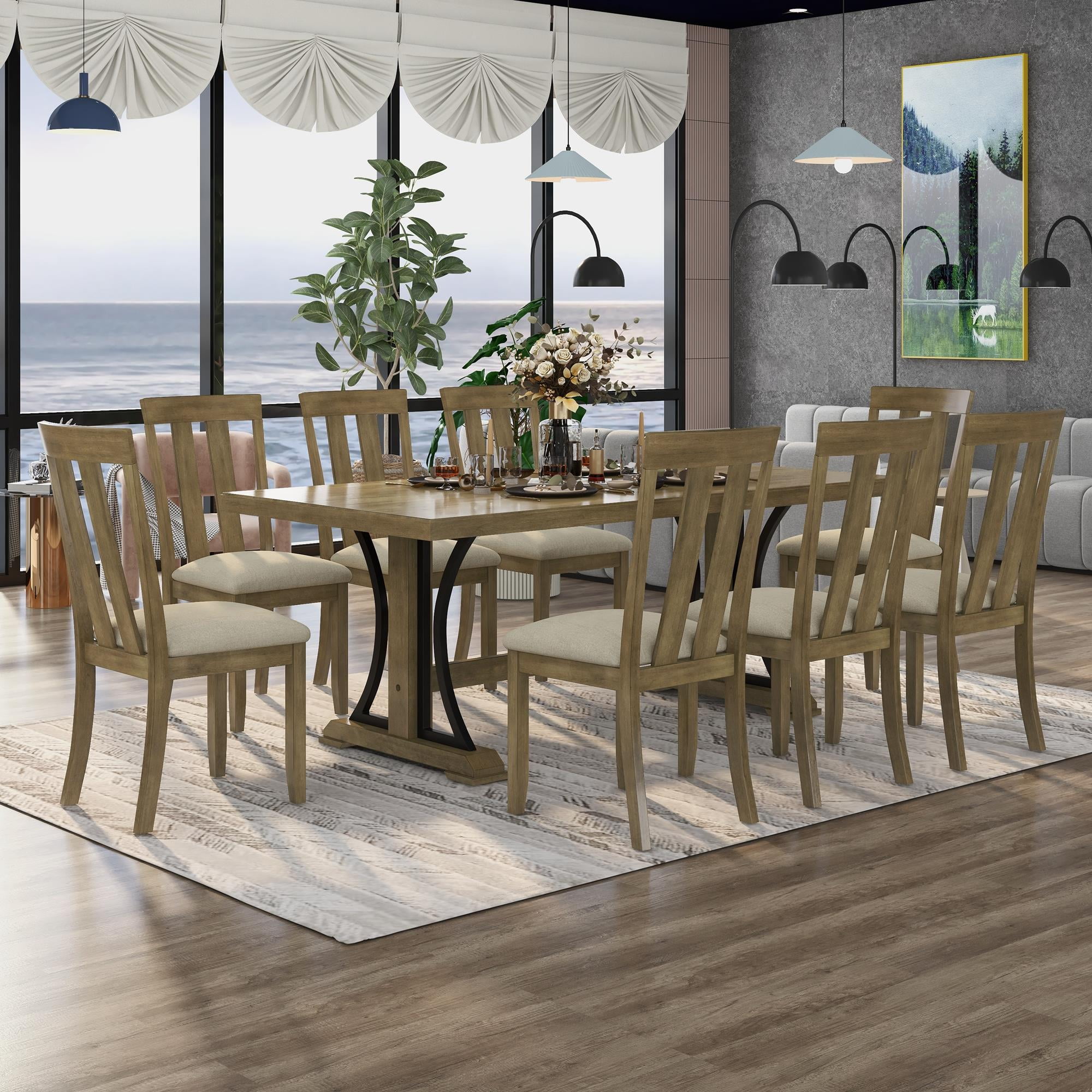 https://i5.walmartimages.com/seo/UBesGoo-9-Piece-Retro-Style-Dining-Table-Set-78-Wood-Rectangular-Table-and-8-Dining-Chairs-for-Dining-Room-Natural-Walnut_345d83c1-237d-4436-bb23-4ec75000f2b8.5eff2c65273d5ac6be30eaf21e078a5b.jpeg