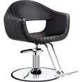 thumbnail image 1 of UBesGoo Barber Chair, Heavy Duty Hydraulic Salon Styling Chair, 360° Swivel with Footrest, Black, 1 of 8