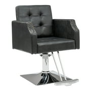 UBesGoo Barber Salon Chair, Hydraulic Barber Styling Chair for Hair Stylist Beauty Salon Spa Equipment, Black