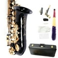 thumbnail image 1 of UBesGoo Be Brass Alto Saxophone Black Sax w/ Other Accessories, 1 of 7