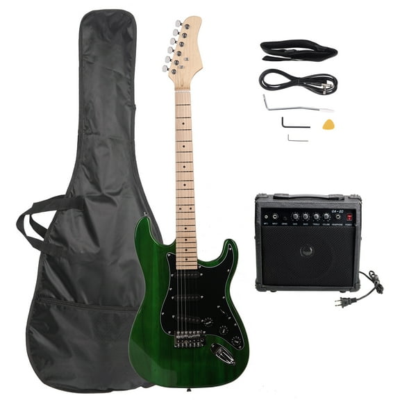 UBesGoo Beginners 39" 6 String Electric Guitar + Amplifier + Guitar Bag + Guitar Strap + Tool 8 Color