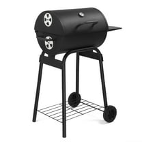 UBesGoo Charcoal Grill Portable BBQ Grill Smoker Steel BBQ Pit Outdoor for Camping