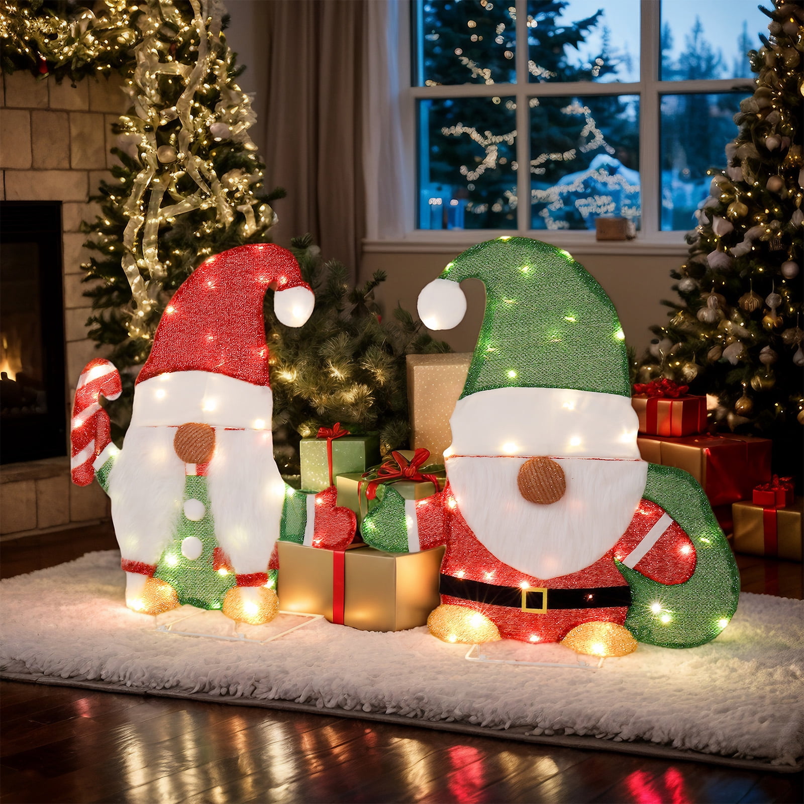Outdoor Christmas Gnome Decoration
