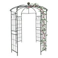 thumbnail image 1 of UBesGoo Garden Arbor Arch Garden Arbor Archway TrellisMetal Wedding Party Garden Arch 6.8ft x 9.5ft, 1 of 7