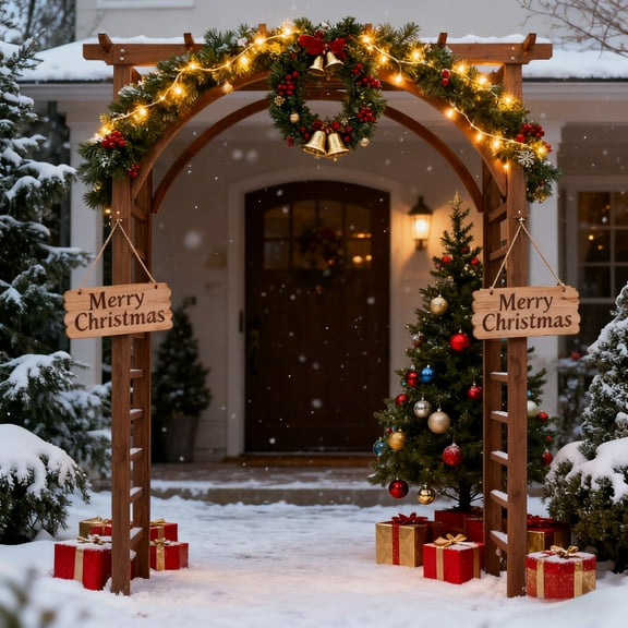 UBesGoo Garden Arbor Wooden for Climbing Plants