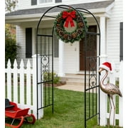 UBesGoo Garden Arch Arbor Trellis Steel Archway for Climbing Plants,7.2 Ft Iron