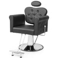 thumbnail image 1 of UBesGoo Hydraulic Salon Chair, Heavy Duty 360° Swivel Barber Styling Chair w/Headrest, Black, 1 of 9