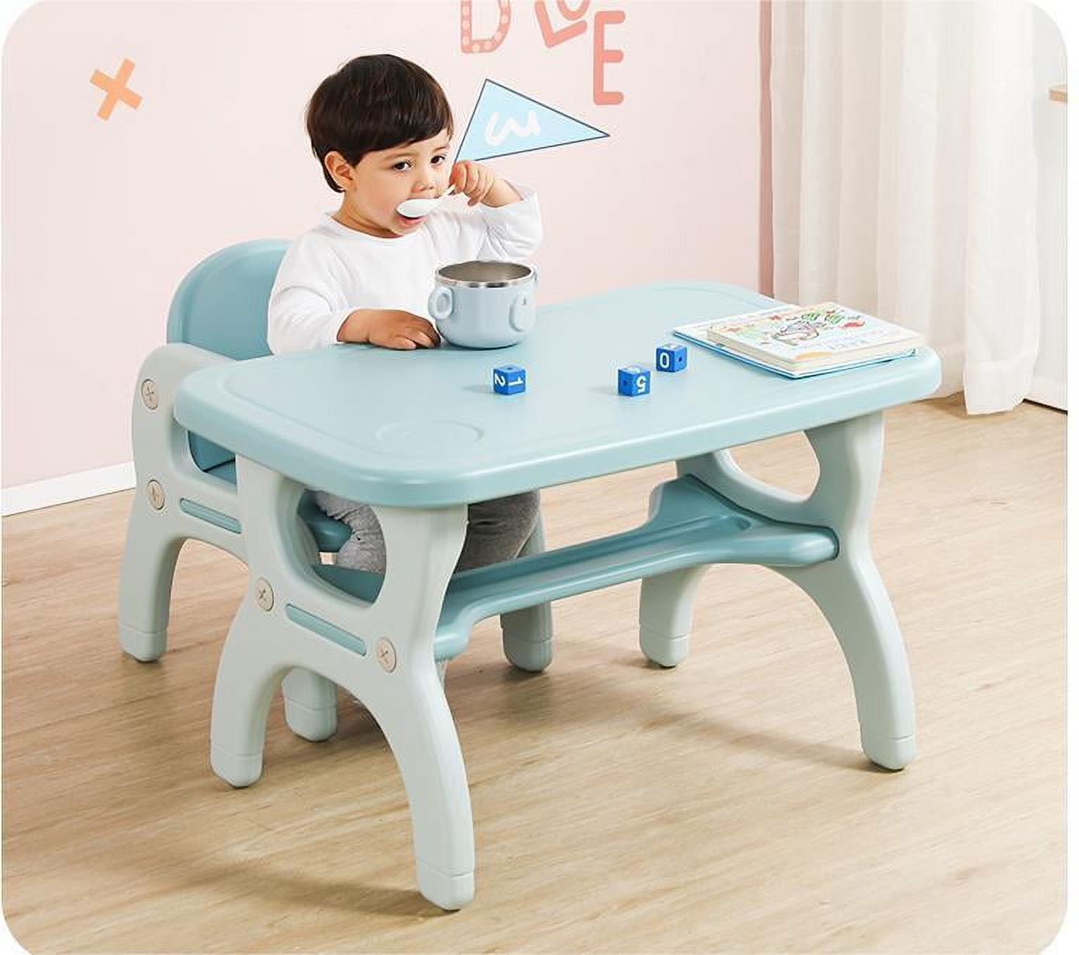 UBesGoo Kids Learning Desk and Chair Set Ideal for Preschoolers, Home