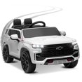 thumbnail image 1 of UBesGoo Licensed Chevrolet Tahoe 12V Kids Ride on Car, Battery Powered Electric Ride on Car Toys with Remote Control, Light, White, 1 of 10