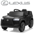 thumbnail image 1 of UBesGoo Licensed Lexus 24V Powered Ride on Car Toy for Kids, Electric Car with Remote Control, LED Lights, Bluetooth, Age 3+, Black, 1 of 8