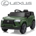 thumbnail image 1 of UBesGoo Licensed Lexus 24V Powered Ride on Car Toy for Kids, Electric Car with Remote Control, LED Lights, Bluetooth, Age 3+, Green, 1 of 8