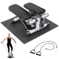 thumbnail image 1 of UBesGoo Mini Air Aerobic Stepper, Stair Climber Twist Exercise Fitness Machine, with LCD Display & Resistance Bands, 1 of 8