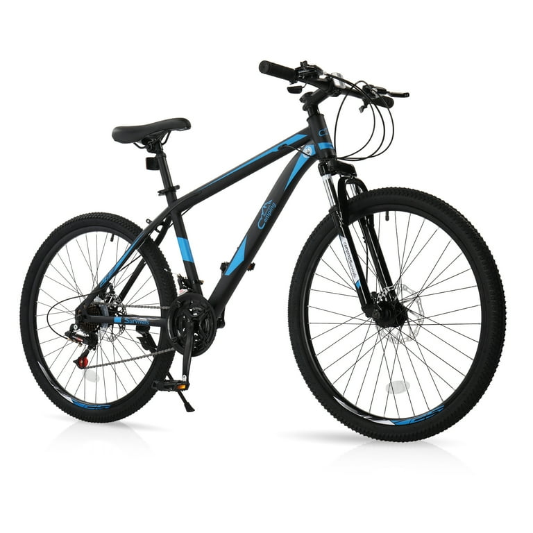UBesGoo 26 Lightweight Explorer Mountain Bike 21 Speed for Men and Women Disc Brakes Suspension Red Black Shop Black Friday Deals for 2024 Walmart