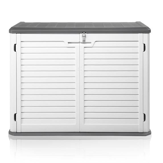 UBesGoo 260-Gallon Outdoor Storage Deck Box, HDPE Patio Storage Chest for Garden Tools & Cushions