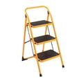 thumbnail image 1 of UBesGoo Portable 3 Step Ladder Folding Stool W/330 lb. Capacity, for Home, Office, 1 of 14
