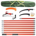thumbnail image 1 of UBesGoo Professional Extendable 30ft Pole Saw - Heavy Duty Tree Trimmer with Sharp Steel Cutter & Carry Case, Orange, 1 of 9