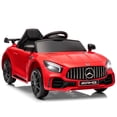 thumbnail image 1 of UBesGoo Ride on Car Toy for Kid 12V 4.5Ah Licensed Mercedes-Benz Electric Car, Red, 1 of 8