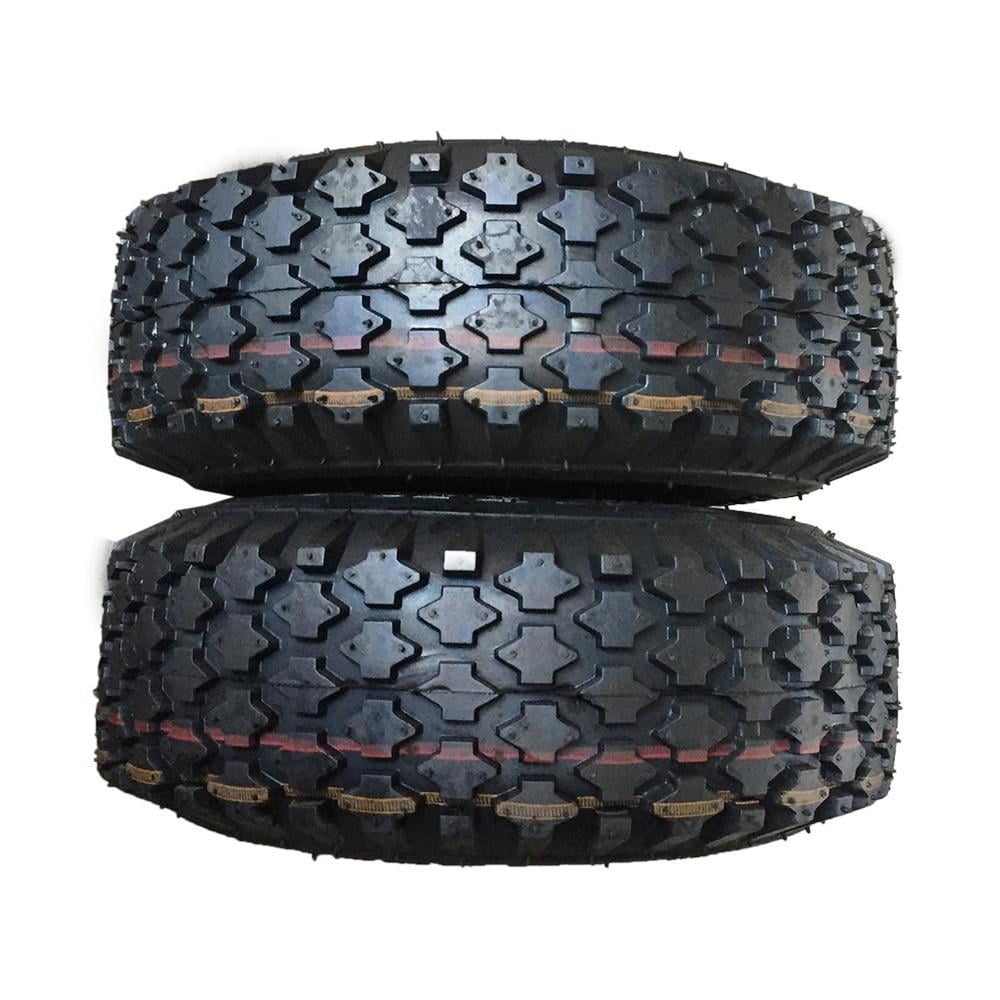 Abc Rim UBesGoo Set of 2 4.10/3.50-4 2ply P605 Turf Bias Tires On Rim Width: 3 ...