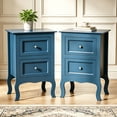 thumbnail image 1 of UBesGoo Set of 2 Nightstand, Side Table Night Table, Blue, 1 of 6